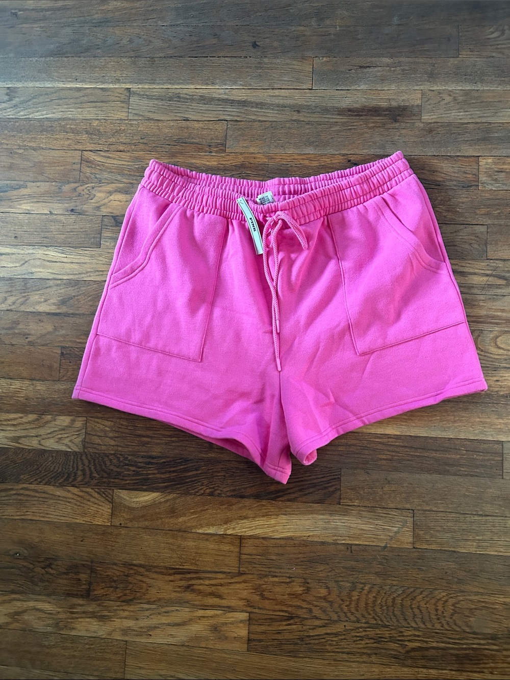 PINK Victoria's Secret Hot Pink Athletic Lounge Shorts
